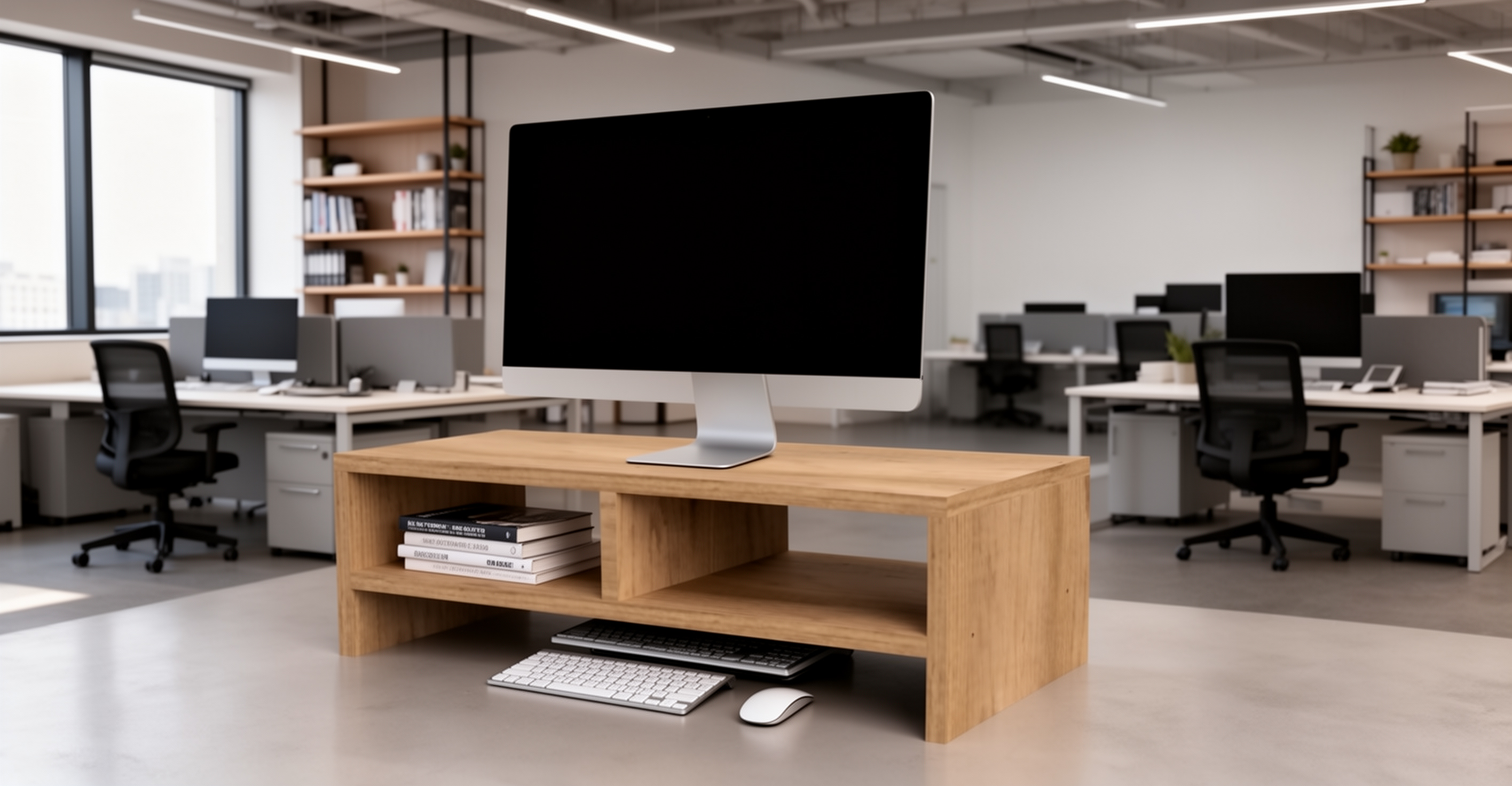 Podstawka pod monitor z organizerem